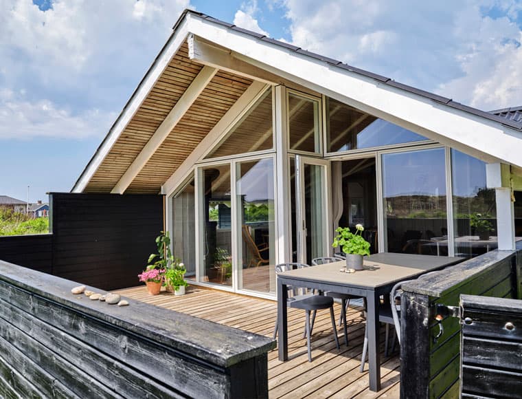 A holiday cottage by the sea